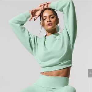 ALO Yoga Mint Green Sweatshirt